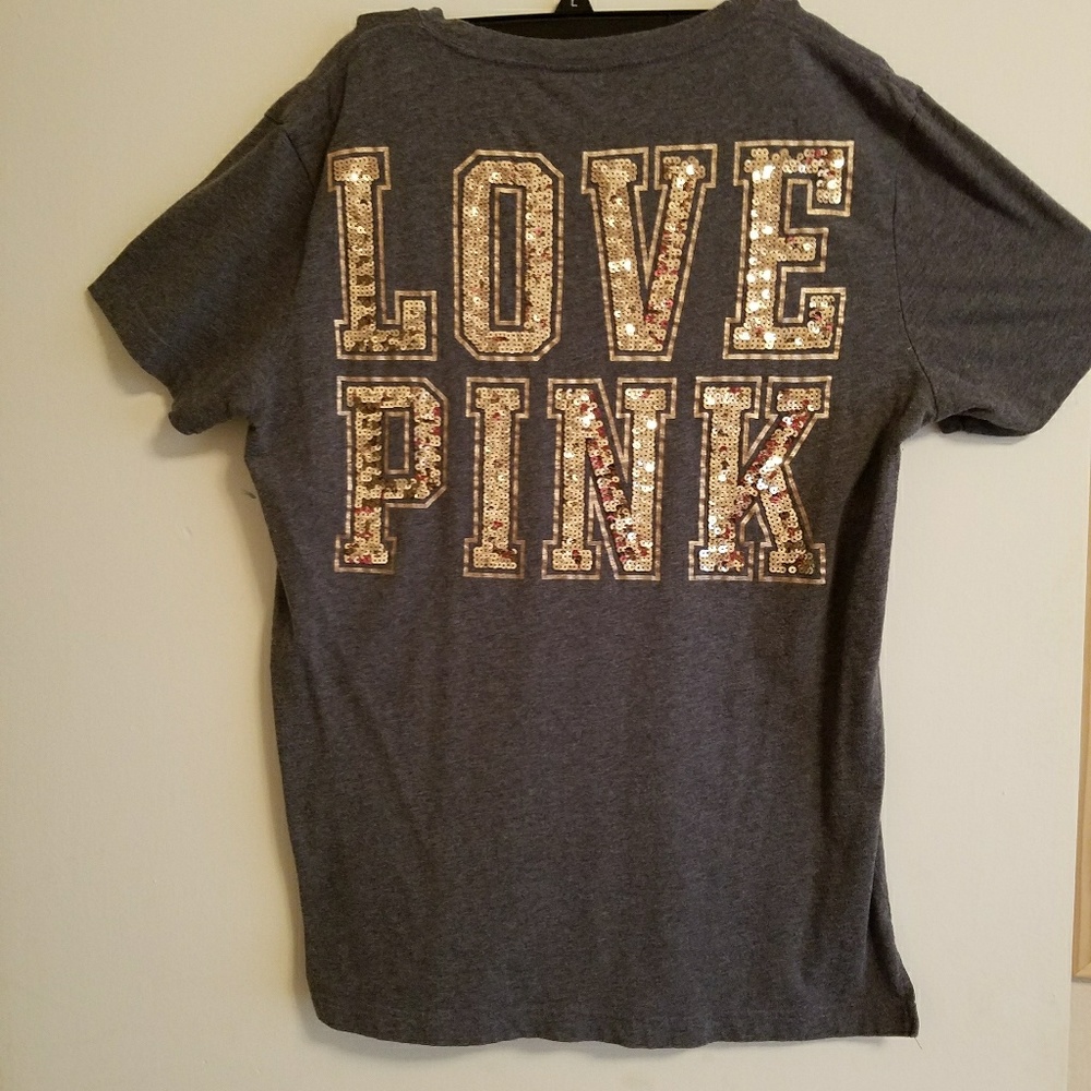 PINK sequin shirt.